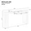 Table d'appoint 60,16 po Modern