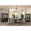 Chaise d'appoint 2 pièces de style traditionnel