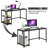 Computer Desk Office Study Table Workstation Home With Adjustable Shelf-1817173545-1817173546