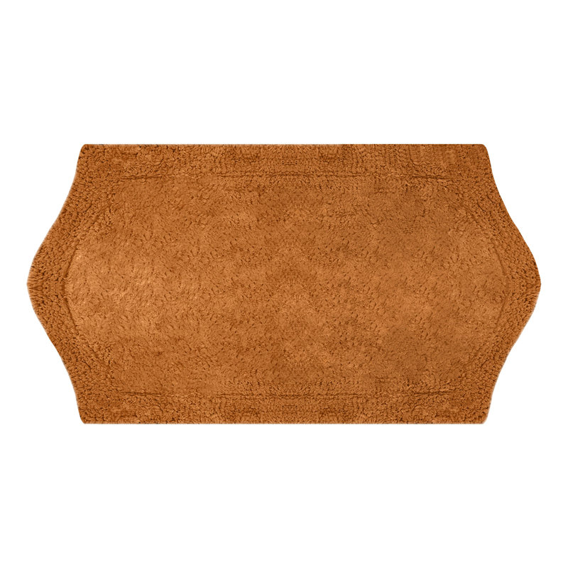 Tapis pour salle de bain Morissette, L 17 po x L 24 po, Terracotta