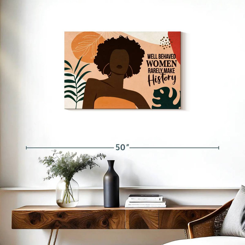 Women In History, 20" H x 30" W