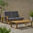 PALOMA LOVESEAT+COFFEE TABLE