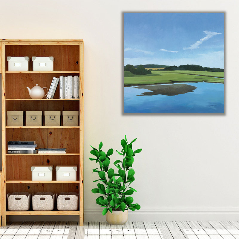 Seapowet Marsh - Canvas Print Wall Art, 12" H x 12" W