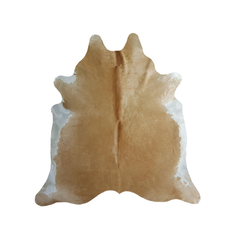 Palomino Exotic Brindle Cowhide Rug Approx Size 6X8', Novelty 5' x 7'