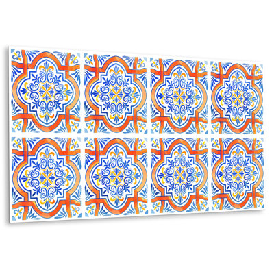Wall Stickers Self Adhesive Vinyl Splashback 39,37x19,68 Inch Wall Tiles Tile Peel and Stick Sticker