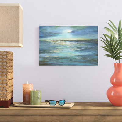 " Moonlight Reef " by Sheila Finch Painting Print