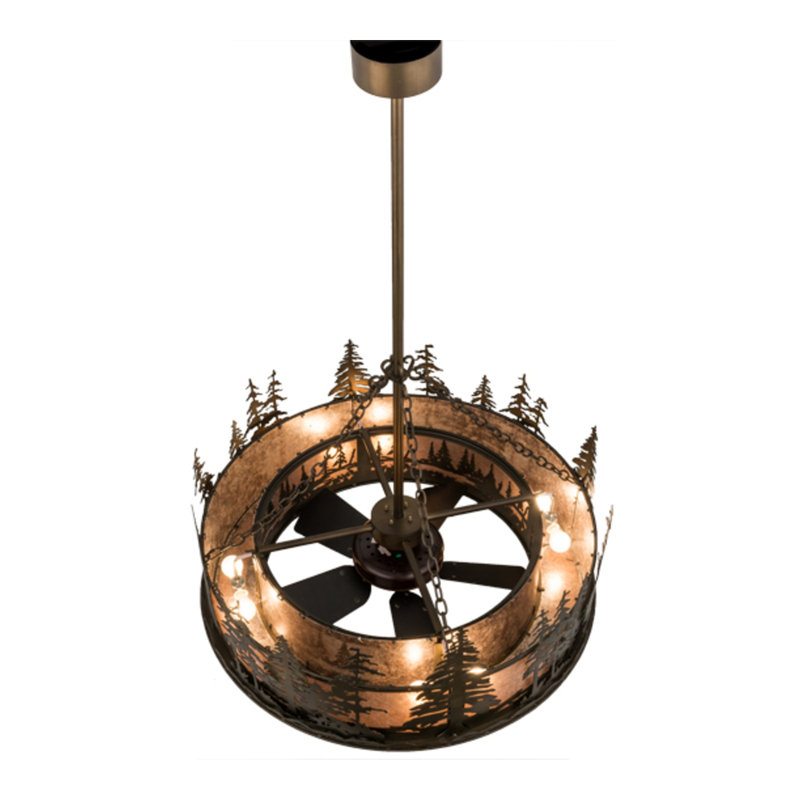Tall Pines Downrod Ceiling Fan