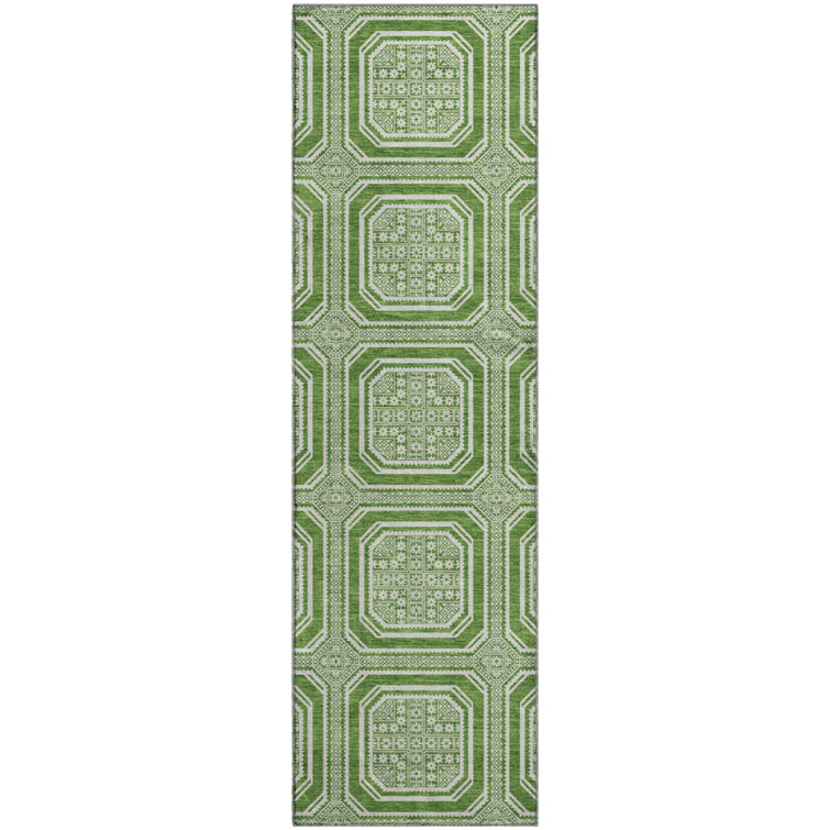 Premium Machine Washable Elize AMF1451 Geometric Rug