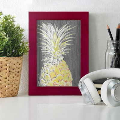 Vibrant Pineapple Splendor I, reproduction d'art encadrée