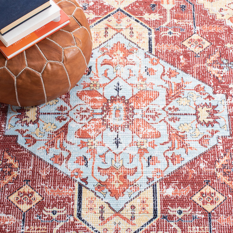 Fields Hand Loomed Performance Oriental Rug, Rectangle 5' x 8'