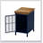 Nightstand with Storage Cabinet & Solid Wood Tabletop, Bedside Table, Sofa Side Coffee Table