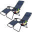 Chaise de patio pliante avec coussins Zechariah-1593786865