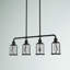 Leyden 4-Light Steel Linear Pendant