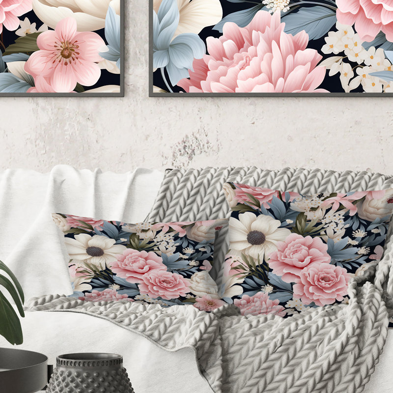 Coussin Boho Pastel Blooms