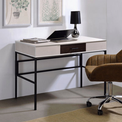 Verster Black Finish Writing Desk W/USB