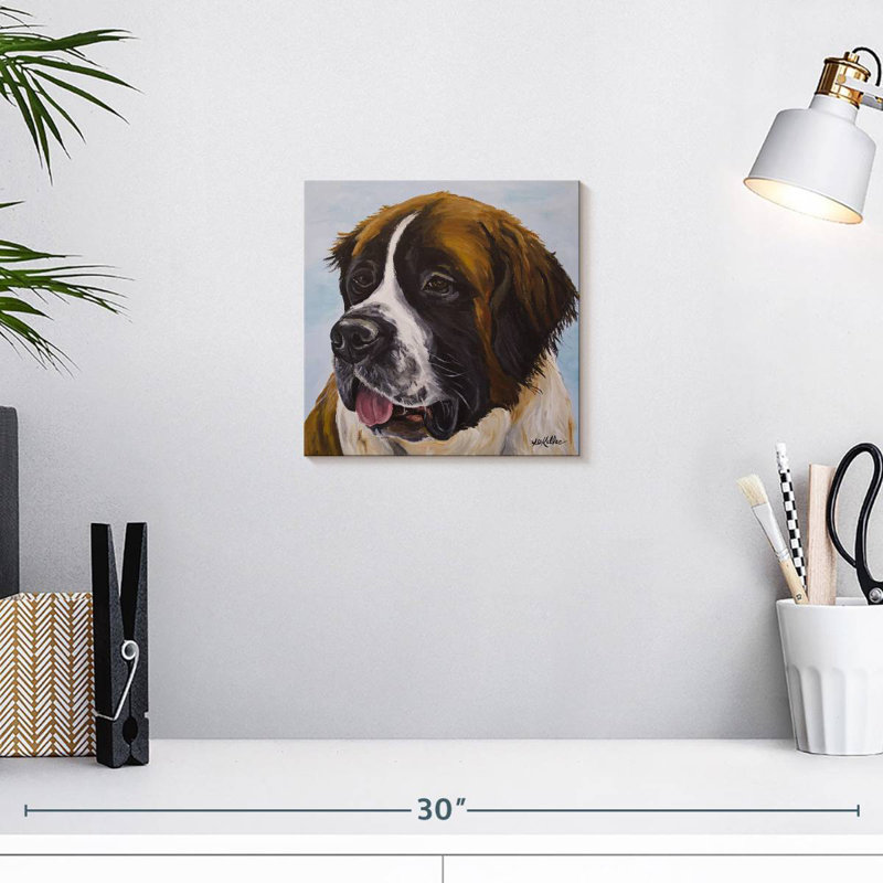 Crowle Saint Bernard, H 10 po x l 10 po