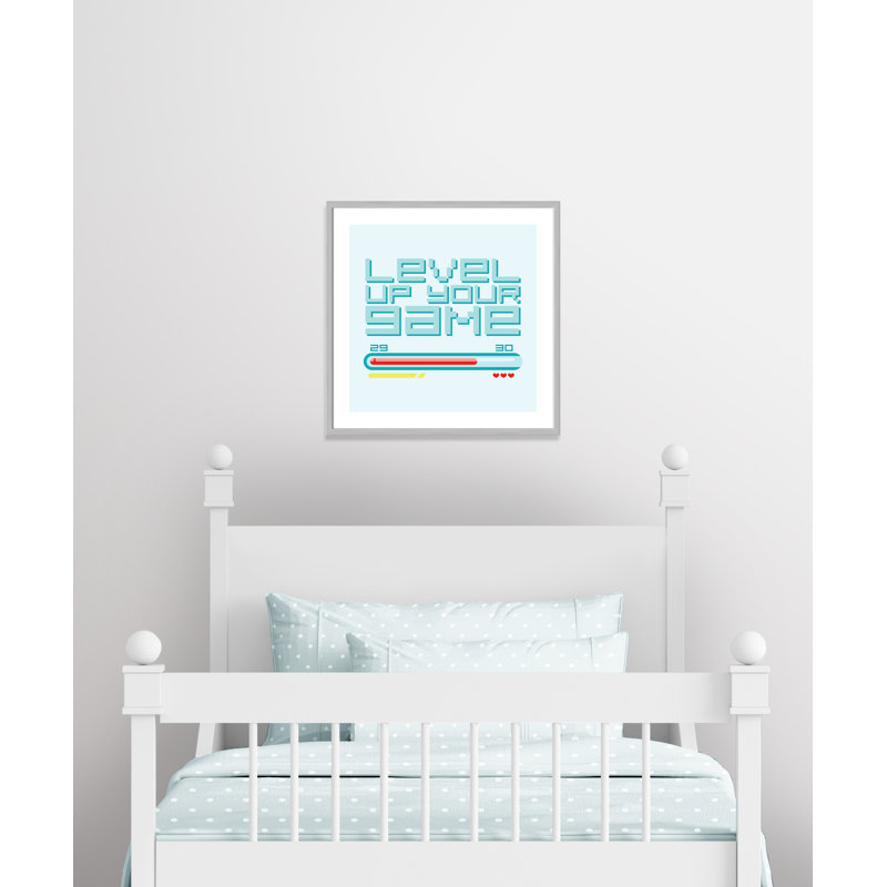 Niveau supérieur, art encadré, H 27,5 po x l 27,5 po x P 1,19 po, Encadré de boîte argent