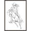 Western Dust II Framed Drawing Print Canvas-70359146