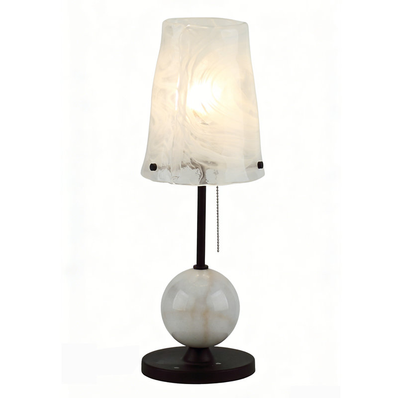 20" Modern Glass Table Lamp