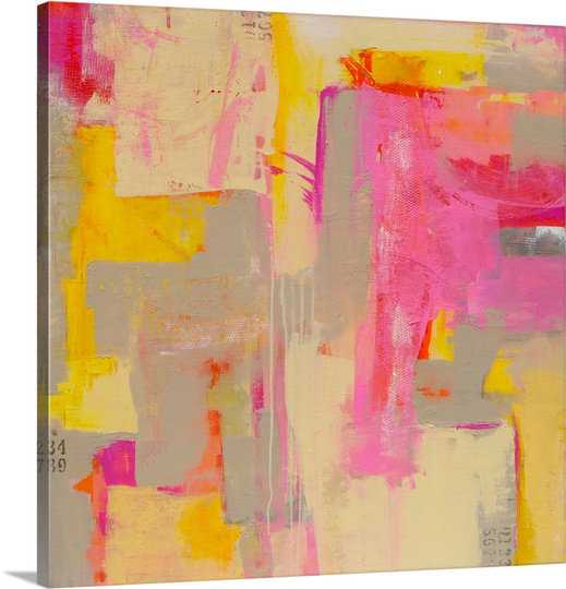 «Gnadenhutten Pink Sugar» par Erin Ashley, reproduction d'art sur toile, H 20 po x l 20 po x P 1,25 po