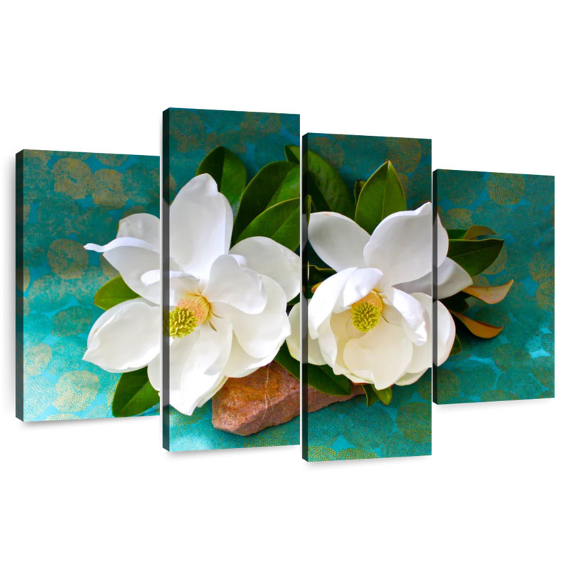 Magnolias blancs Harnek, H 27 po x l 43 po