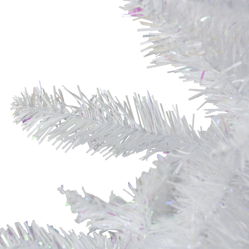 Arbre de Noël artificiel épinette blanc 6 pi avec crayon