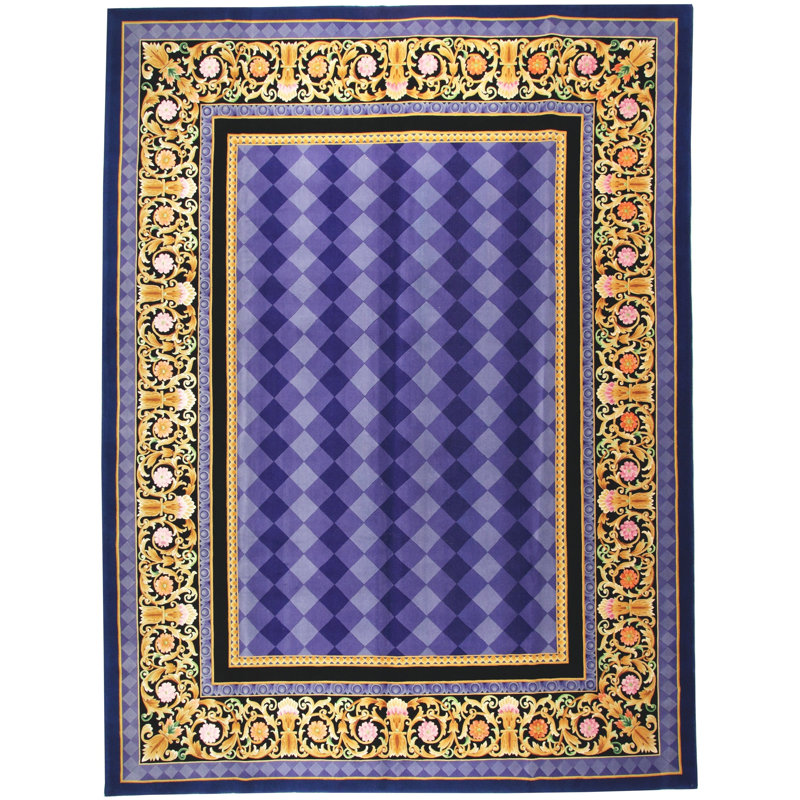 Via Como - 'Trianon Blue' Rug - Size 10' X 13'