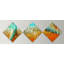 « macro render structure orange orange », impression à multiples images sur toile