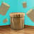 Sorbus Storage Ottoman Foldable with Lid in Log Print-35559449