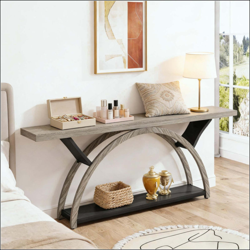 2-Tier Side Table,Entryway Table,Console Table