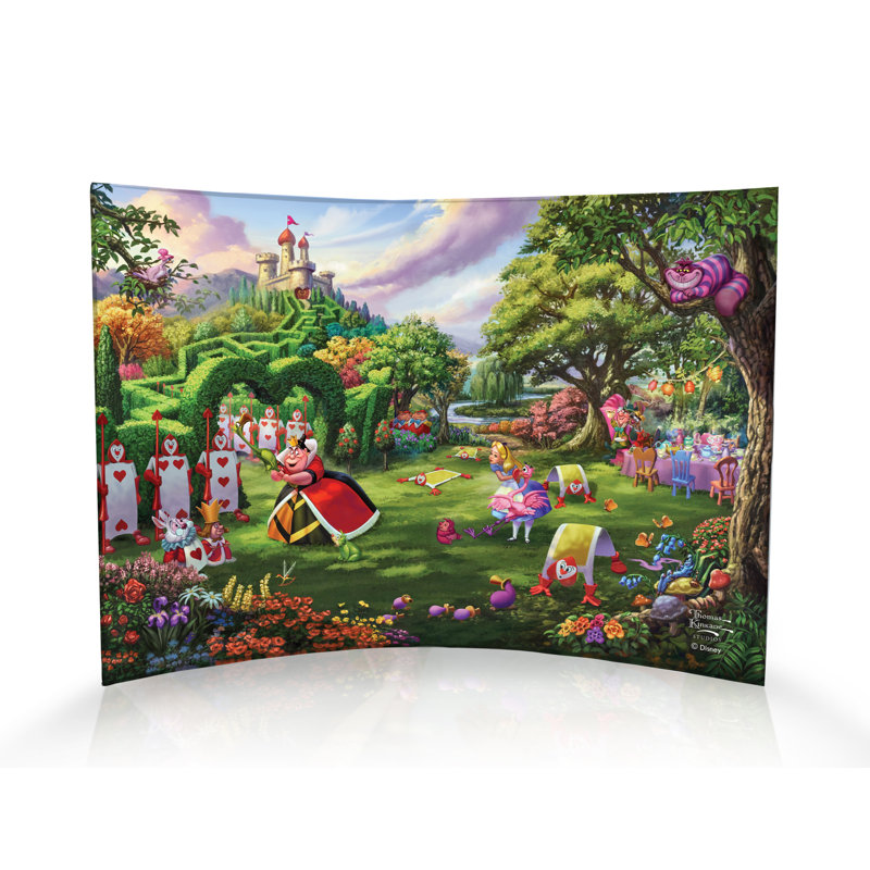 Imprimé acrylique incurvé Disney (Queen of Hearts)