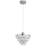 Kimoya 1-Light Mini Crystal Chandelier Pendant Light, Height Adjustable, Unique Modern Ceiling Light Fixtures Silver Hanging Crystal Chandeliers for Hallway Bedroom-1443551853