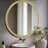Wall Mounted Accent Wood Bead Mirror Home Decoration-484745554