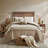 7 Piece Comforter Set Tan