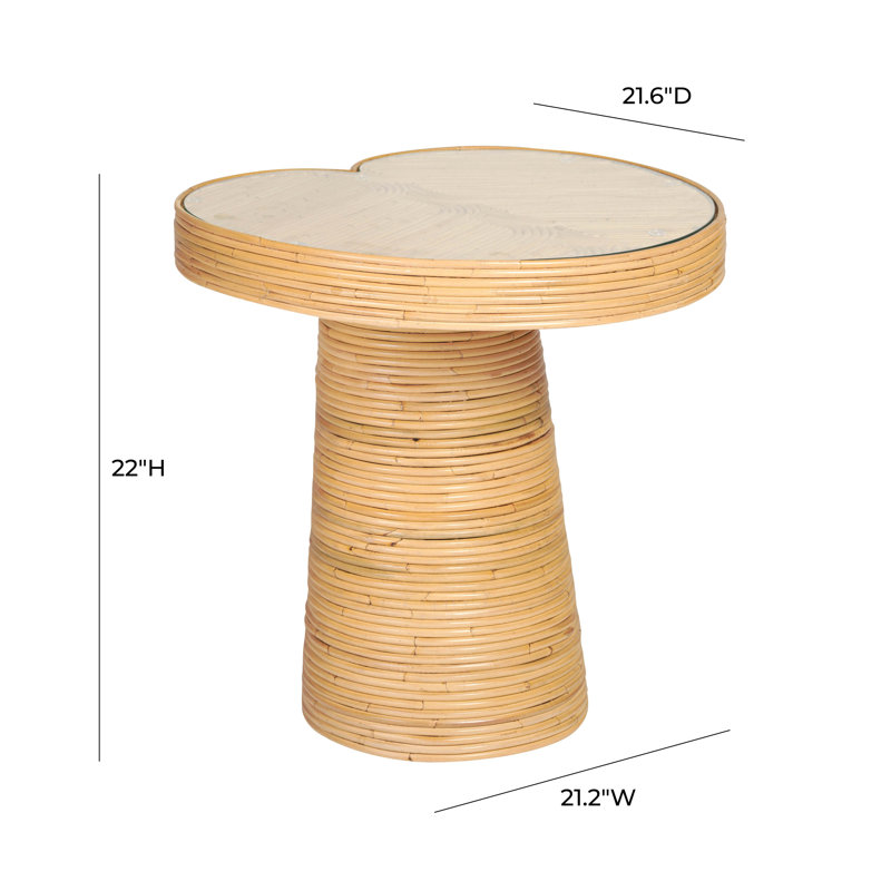 Dellar End Table, 22" H x 21.2" W x 21.6" D
