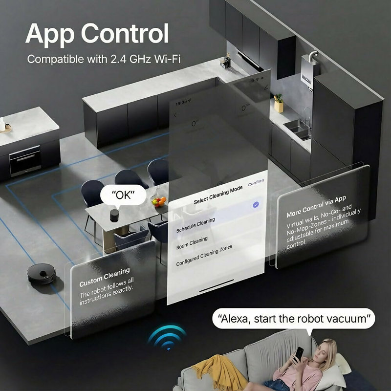 Aries Outlets Robot Vaccum Robotic Vacuum