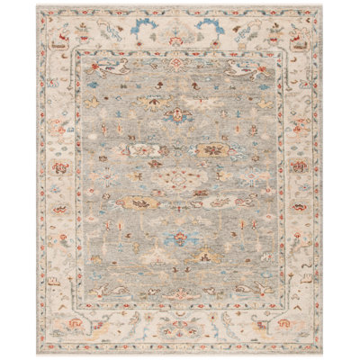 Samarkand 144 Area Rug In Grey / Ivory