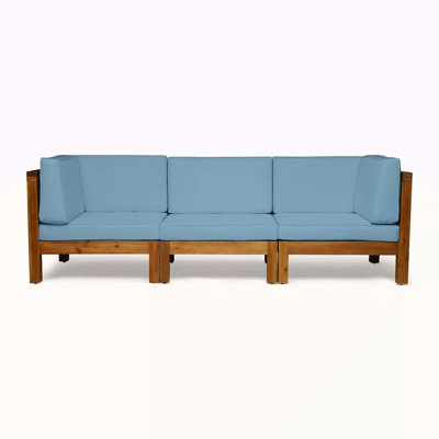 X-BACK 3 SEATER OUTDOOR SECTIONAL SOFA SET