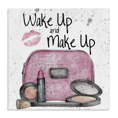Art mural en toile Wake Up par Maquillage Levison Design
