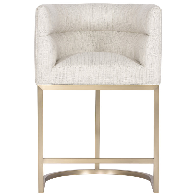 Make It Yours Counter & Bar Stool, Satin Brass, Counter Stool (26" Seat Height)