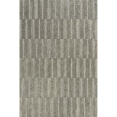 Starke Checked Wool Area Rug