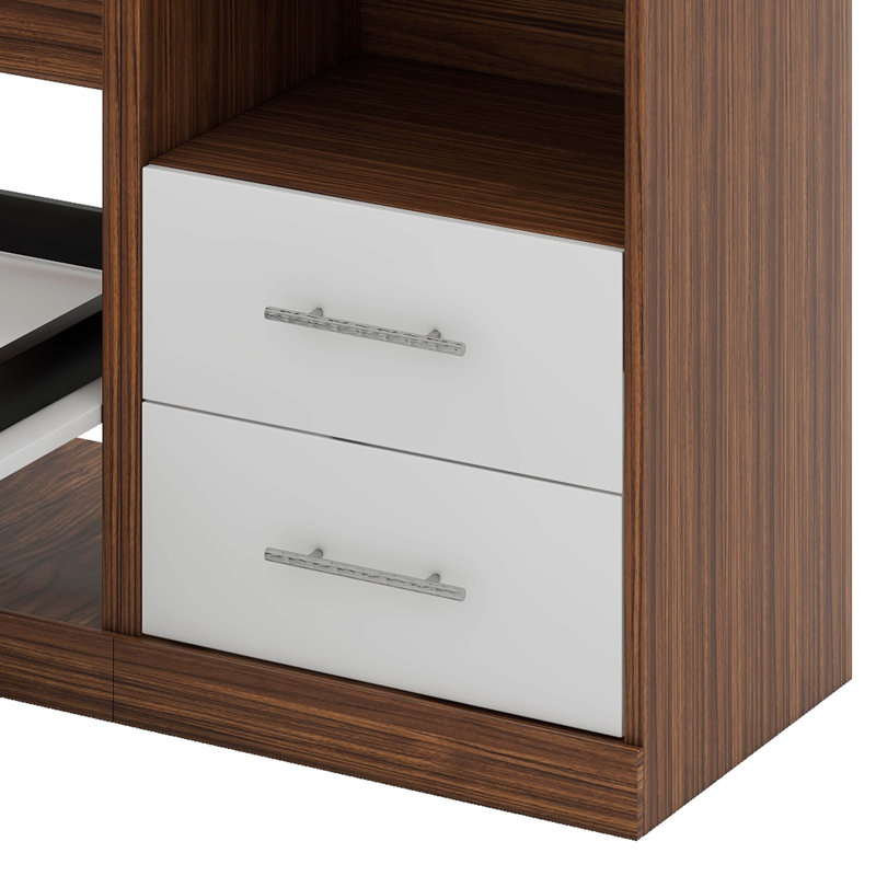 Lit escamotable simple avec armoire murale