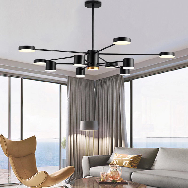 Lustre spoutnik moderne 10 lumières 30,7 "DEL
