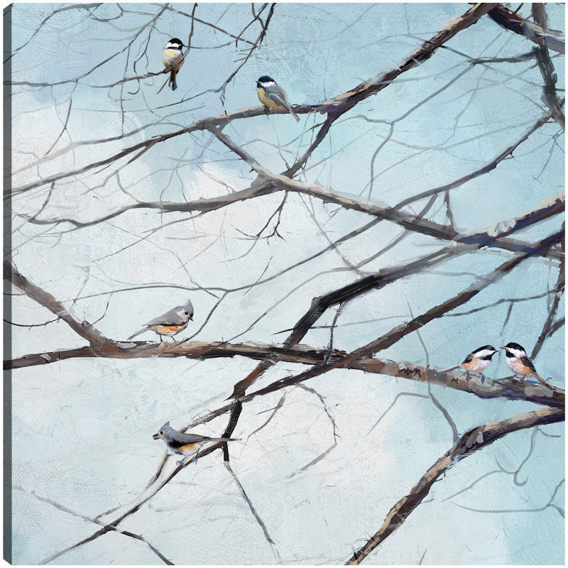 Birdwatching by Studio Arts Canvas Art Print, 41" W x 41" H, Wrapped Canvas