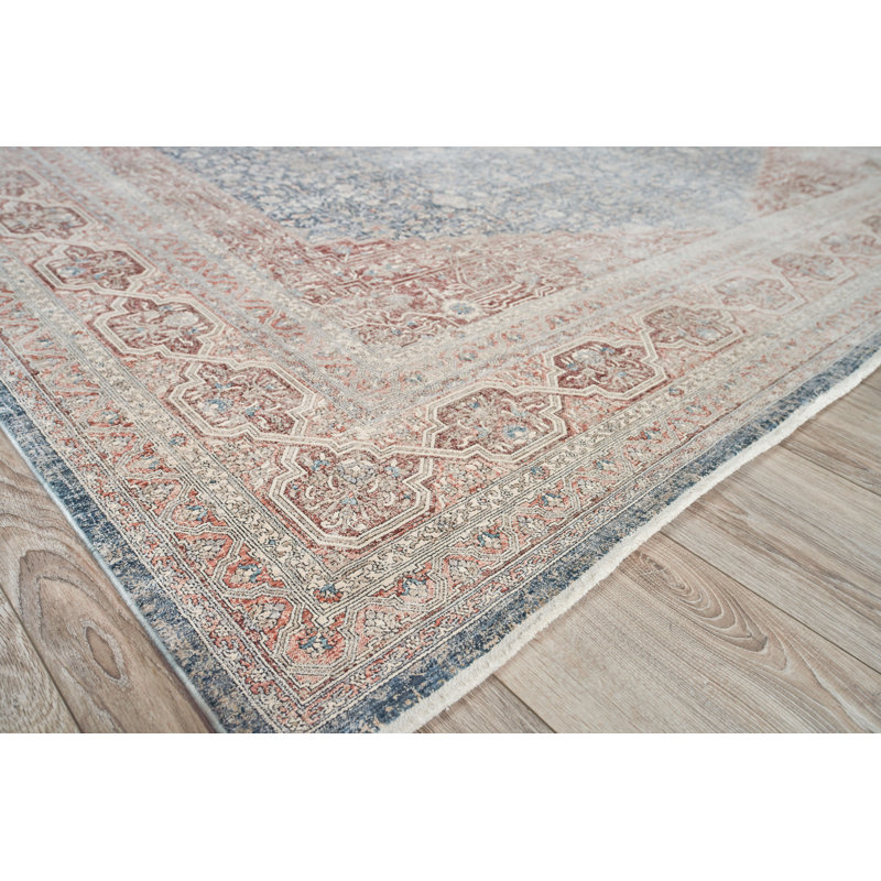 Heritage Oriental Area Rug in Light Blue, Rectangle 12' x 15'
