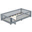 Lit simple pour enfant avec garde-corps et porte-1117038054