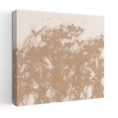 Soft Botanical Shadows Delicate Organic Rustic Flower Nature Wall Art Print