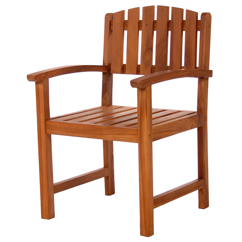 Chaises de patio avec coussin Java, Rouge