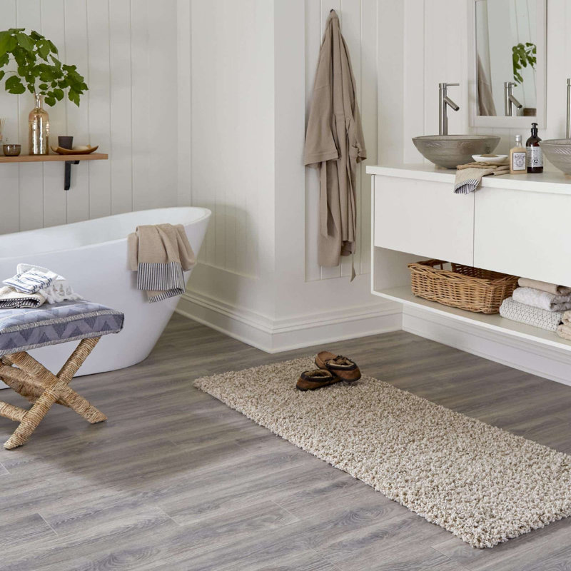 Checotah Handmade Wool Gray Area Rug, Rectangle 12' x 15'