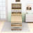 Dining Table with Storage Shelf and Side Hooks